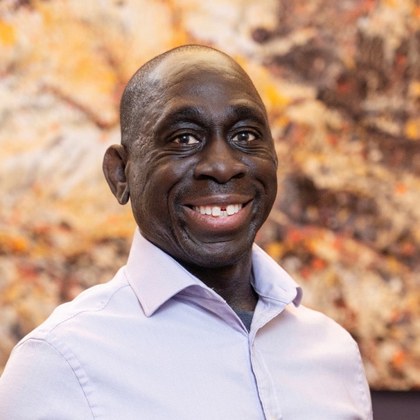 Professional headshot of Dr Akin Beckley. crown lengthening in Green Village ,NJ. Vaccaro Aesthetic and Family Dentistry in Green Village, NJ.