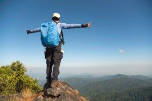 Active adult hiker Boulder Hernia Surgery