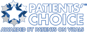 Patients Choice awarded by patients on vitals